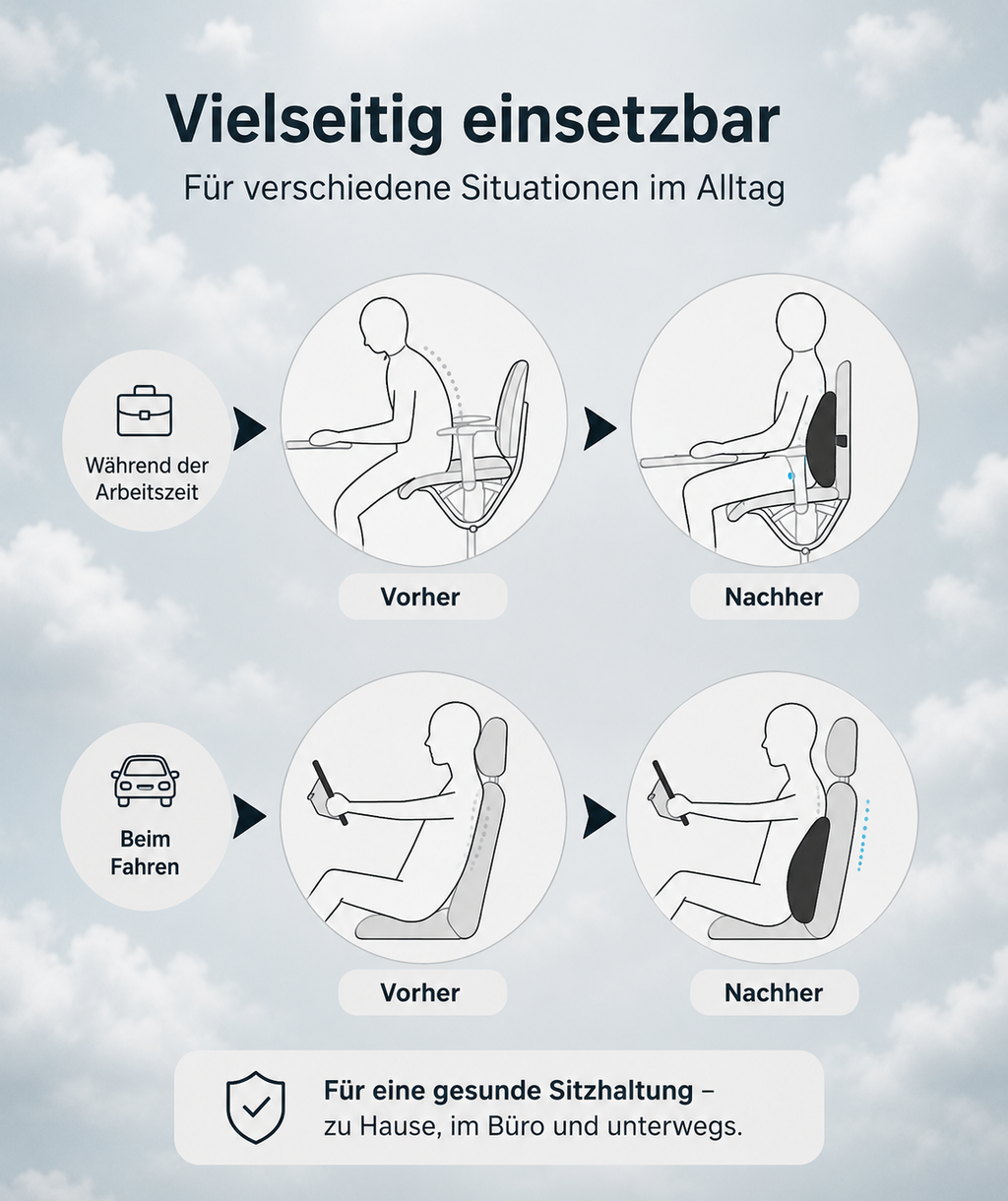 Rücken-Komfort Kissen