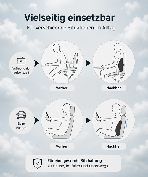 Rücken-Komfort Kissen